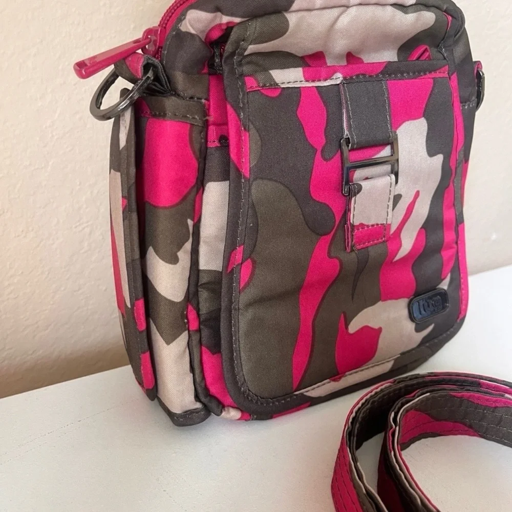 Lug Can Can Convertible Crossbody-Camo Pink-NWOT